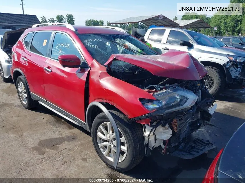 JN8AT2MV0HW282179 2017 Nissan Rogue Sv