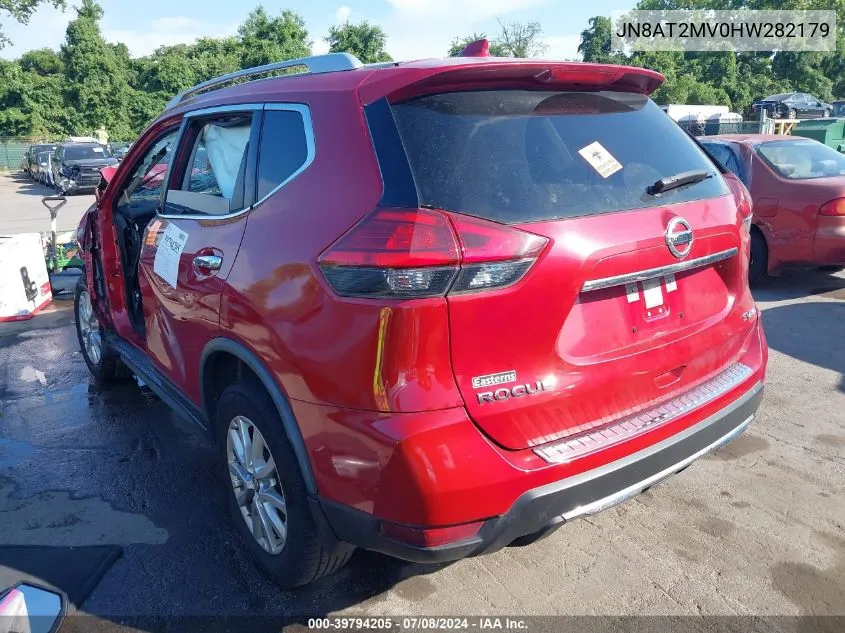 JN8AT2MV0HW282179 2017 Nissan Rogue Sv