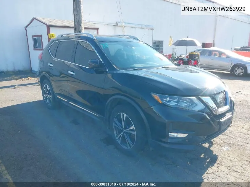 2017 Nissan Rogue Sl VIN: JN8AT2MVXHW263929 Lot: 39831318