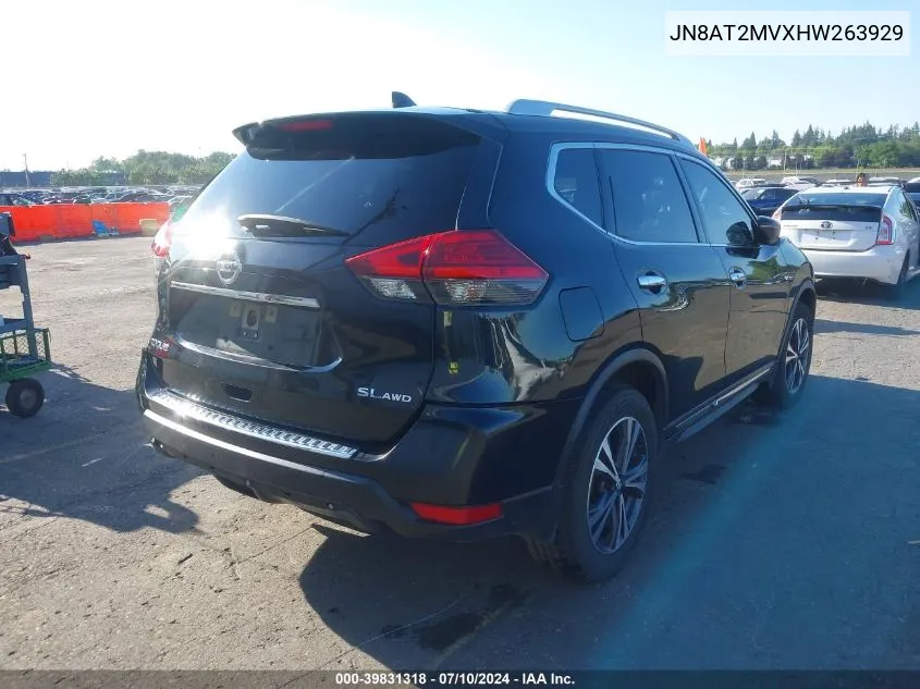 JN8AT2MVXHW263929 2017 Nissan Rogue Sl