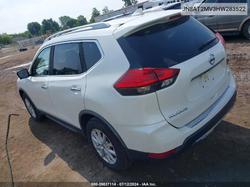 JN8AT2MV3HW283522 2017 Nissan Rogue Sv