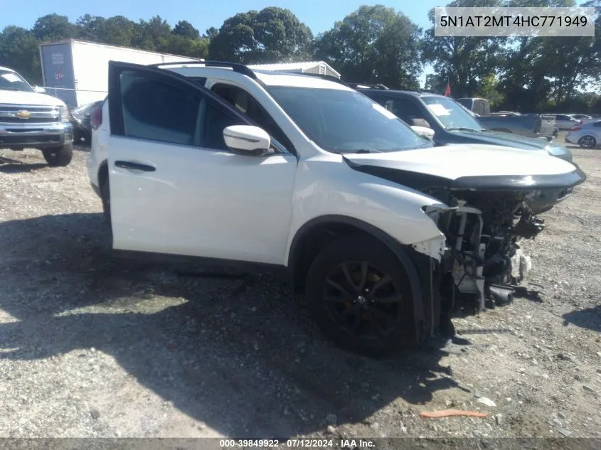 5N1AT2MT4HC771949 2017 Nissan Rogue Sv