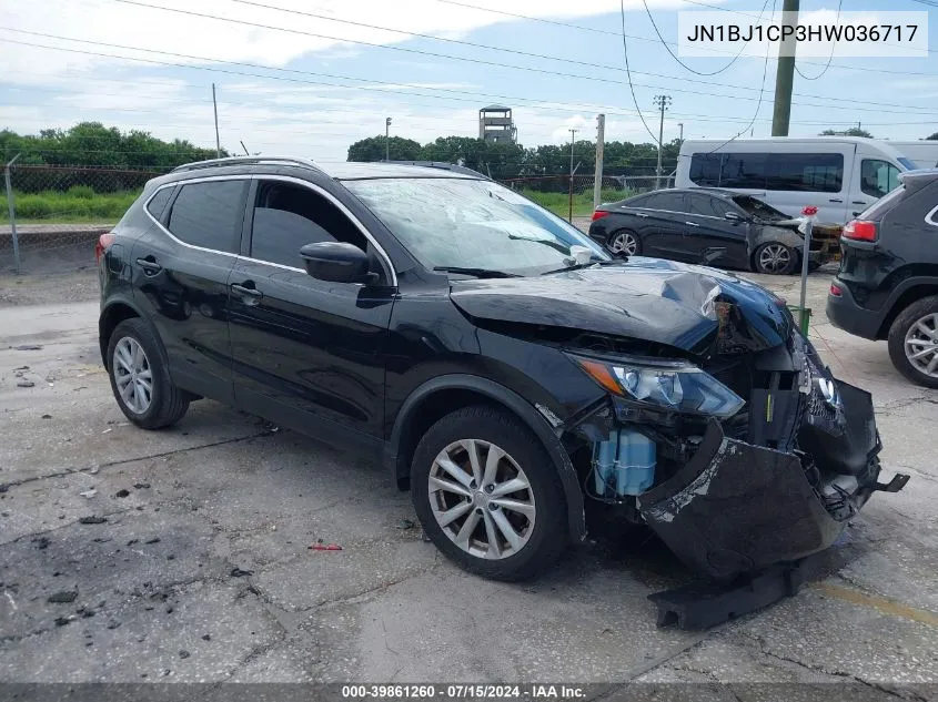 2017 Nissan Rogue Sport Sv VIN: JN1BJ1CP3HW036717 Lot: 39861260