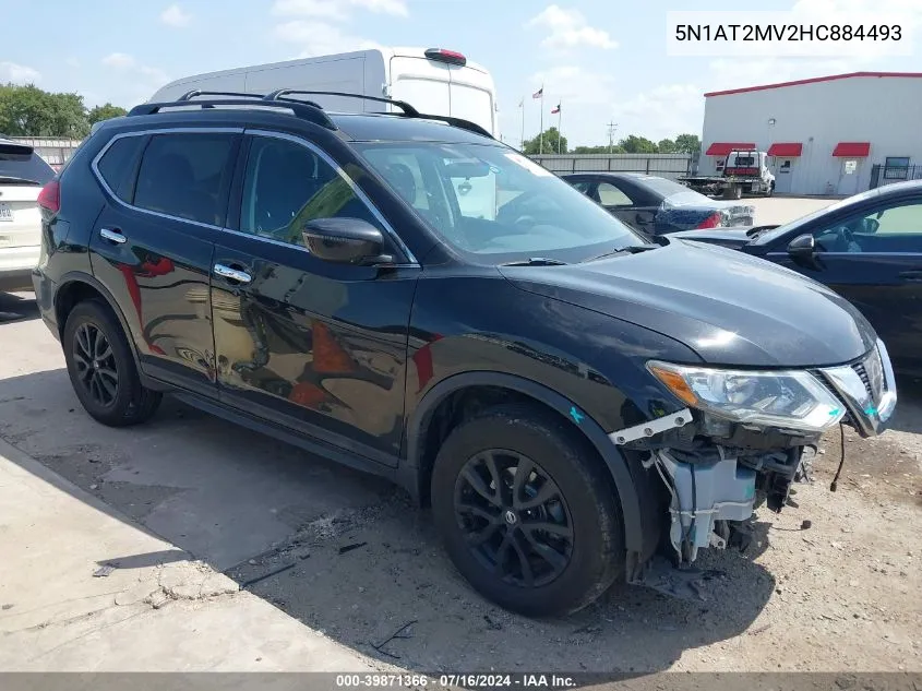 5N1AT2MV2HC884493 2017 Nissan Rogue Sv