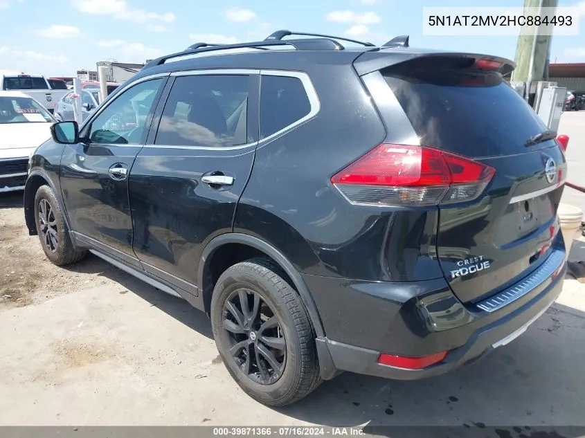 5N1AT2MV2HC884493 2017 Nissan Rogue Sv