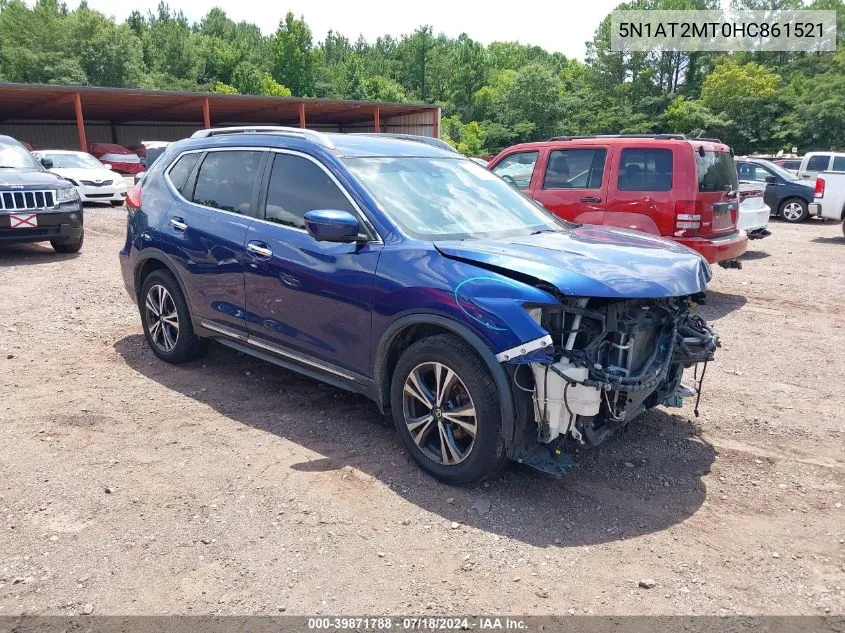 2017 Nissan Rogue Sl VIN: 5N1AT2MT0HC861521 Lot: 39871788