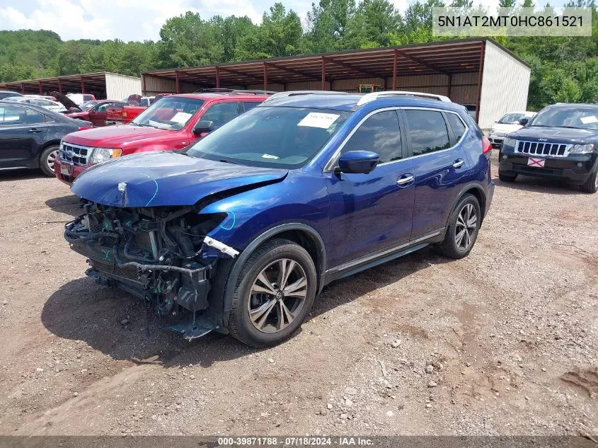 2017 Nissan Rogue Sl VIN: 5N1AT2MT0HC861521 Lot: 39871788