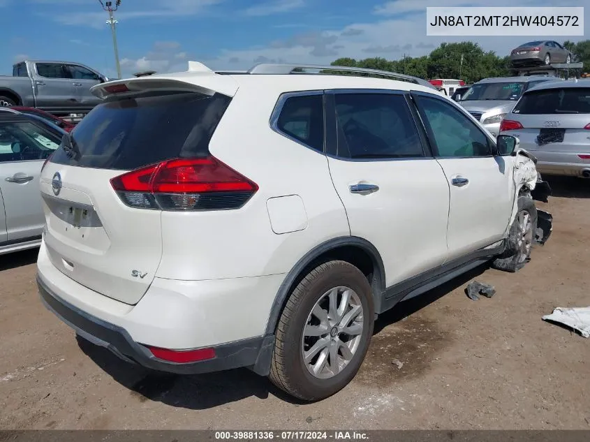 JN8AT2MT2HW404572 2017 Nissan Rogue Sv