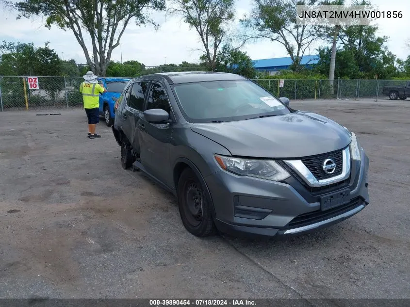 2017 Nissan Rogue S VIN: JN8AT2MV4HW001856 Lot: 39890454