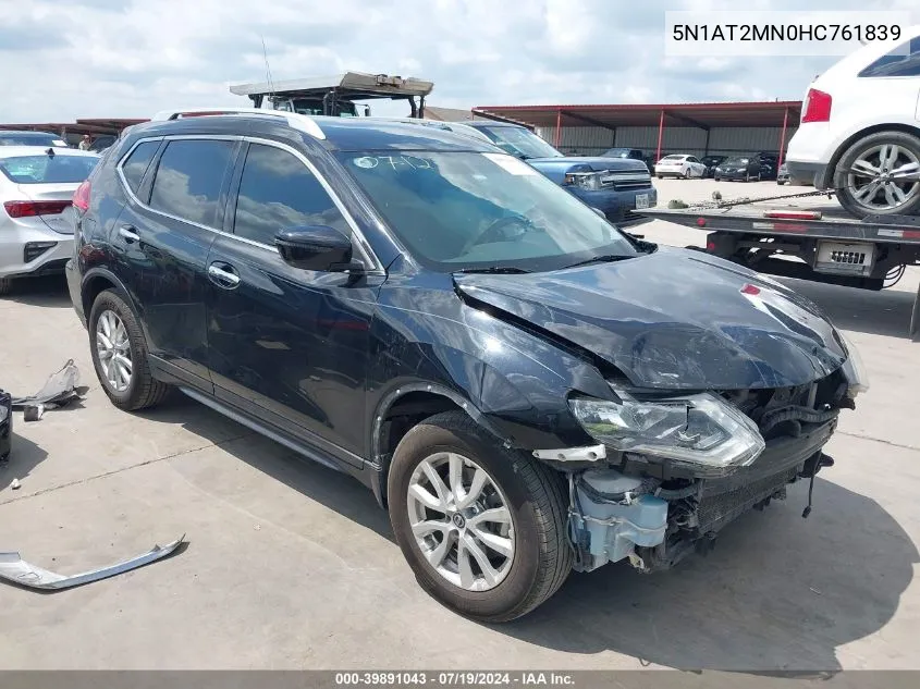 5N1AT2MN0HC761839 2017 Nissan Rogue Sv