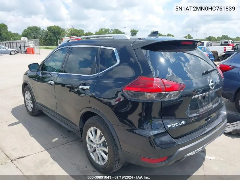 5N1AT2MN0HC761839 2017 Nissan Rogue Sv