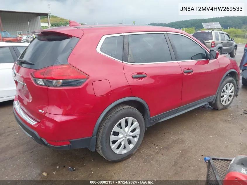 JN8AT2MV4HW269533 2017 Nissan Rogue S