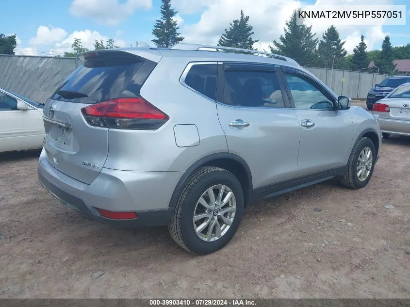 KNMAT2MV5HP557051 2017 Nissan Rogue Sv