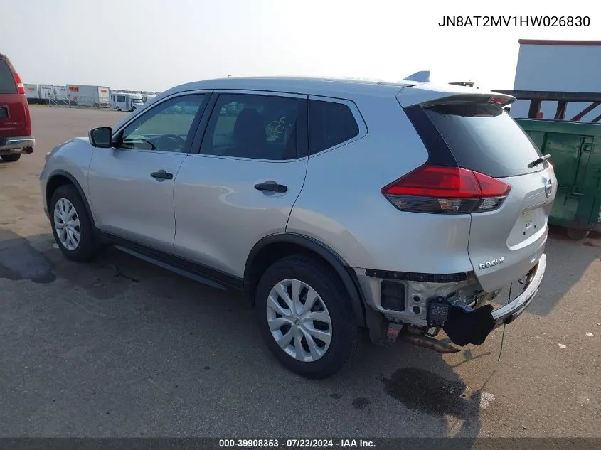 JN8AT2MV1HW026830 2017 Nissan Rogue S