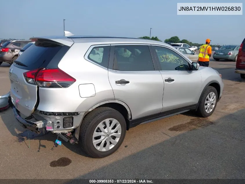 JN8AT2MV1HW026830 2017 Nissan Rogue S