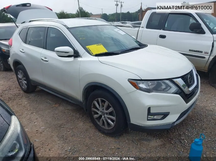 KNMAT2MT4HP610000 2017 Nissan Rogue Sv