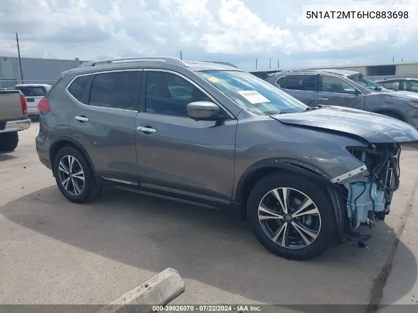 5N1AT2MT6HC883698 2017 Nissan Rogue Sl