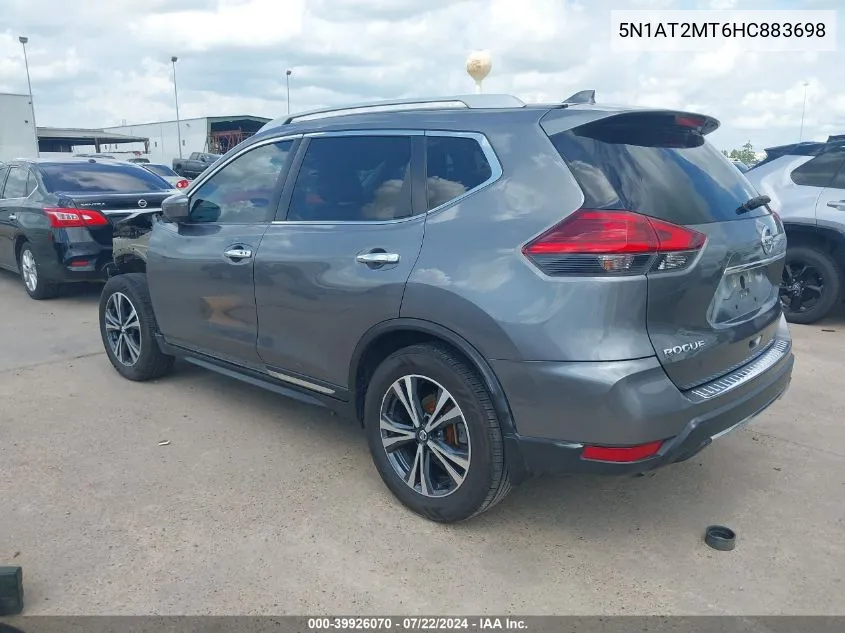 5N1AT2MT6HC883698 2017 Nissan Rogue Sl