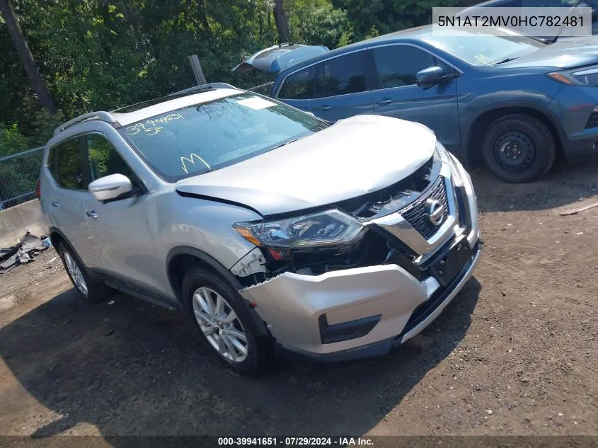 5N1AT2MV0HC782481 2017 Nissan Rogue Sv