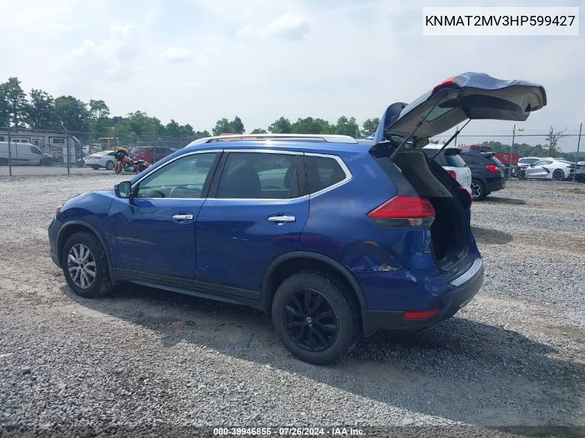 KNMAT2MV3HP599427 2017 Nissan Rogue Sv