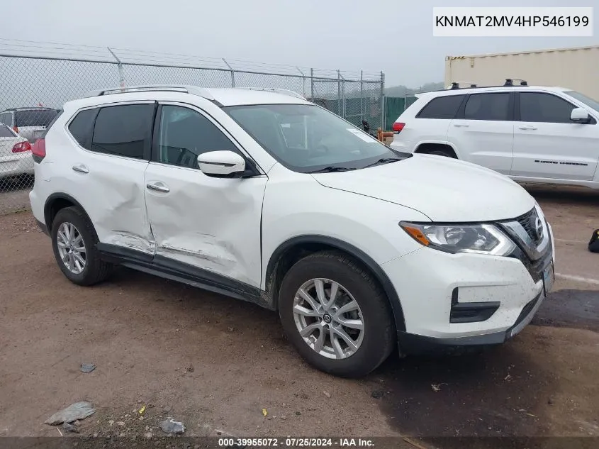 KNMAT2MV4HP546199 2017 Nissan Rogue Sv