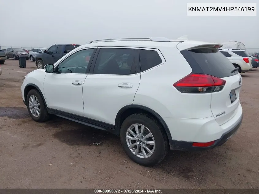 KNMAT2MV4HP546199 2017 Nissan Rogue Sv