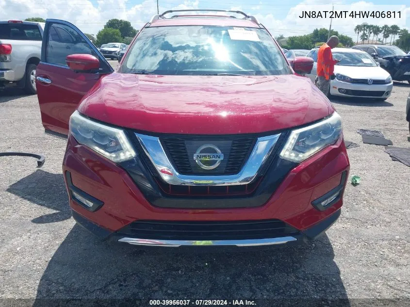 JN8AT2MT4HW406811 2017 Nissan Rogue Sl