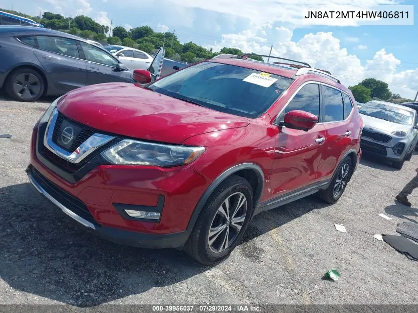 JN8AT2MT4HW406811 2017 Nissan Rogue Sl