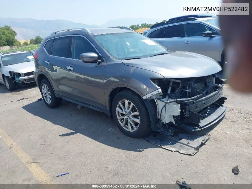 KNMAT2MV0HP522482 2017 Nissan Rogue Sv