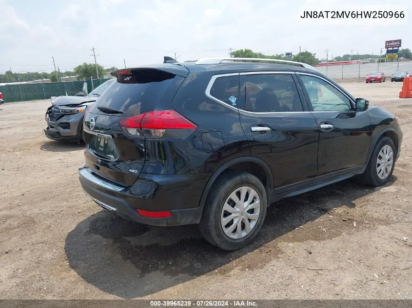 2017 Nissan Rogue S VIN: JN8AT2MV6HW250966 Lot: 39965239