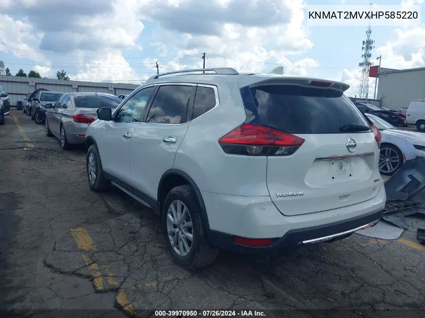 KNMAT2MVXHP585220 2017 Nissan Rogue Sv