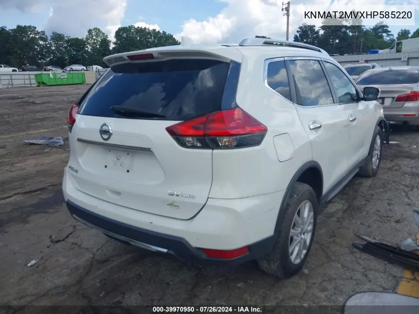 KNMAT2MVXHP585220 2017 Nissan Rogue Sv