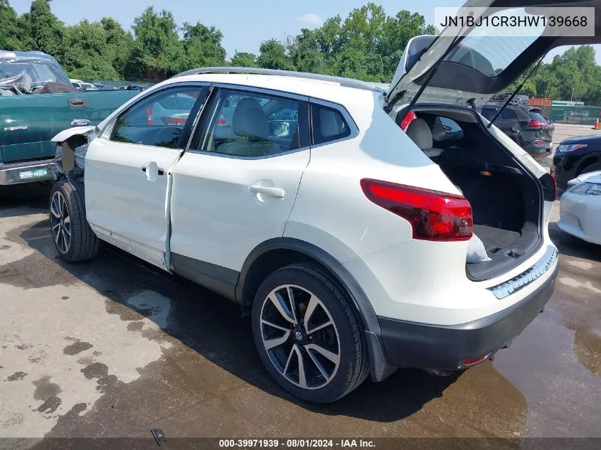 2017 Nissan Rogue Sport Sl VIN: JN1BJ1CR3HW139668 Lot: 39971939