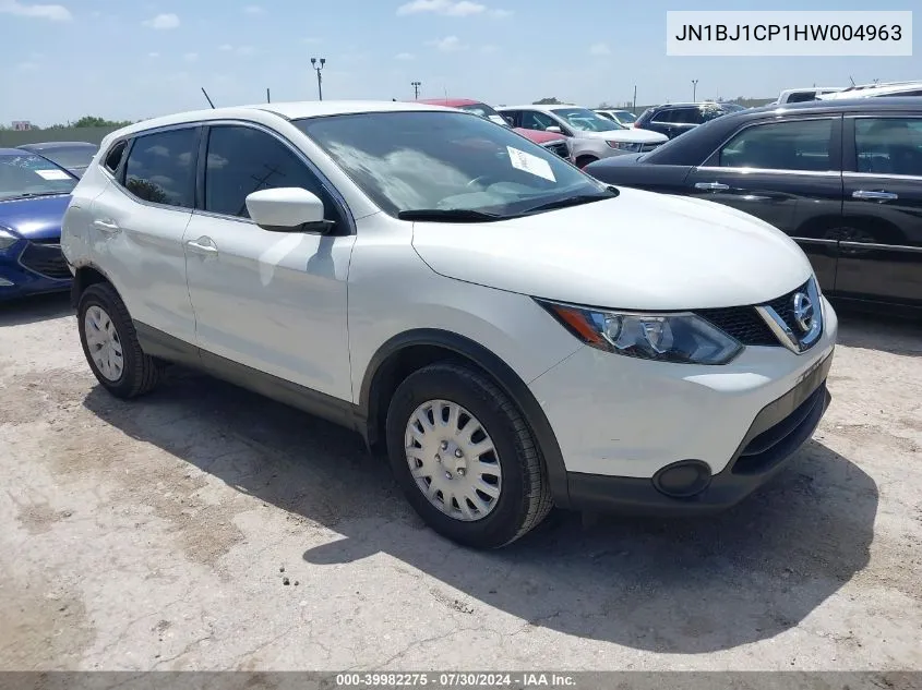 2017 Nissan Rogue Sport S VIN: JN1BJ1CP1HW004963 Lot: 39982275