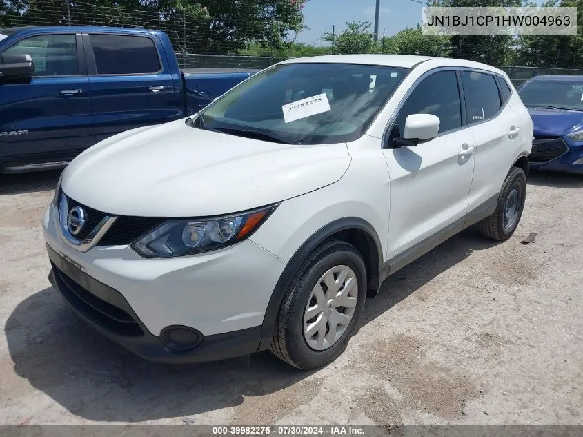 2017 Nissan Rogue Sport S VIN: JN1BJ1CP1HW004963 Lot: 39982275