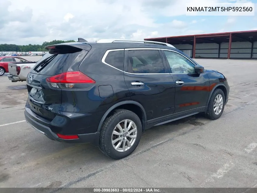 KNMAT2MT5HP592560 2017 Nissan Rogue Sv