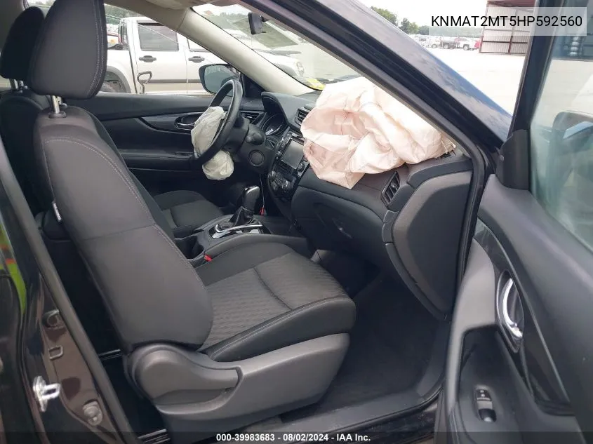 KNMAT2MT5HP592560 2017 Nissan Rogue Sv