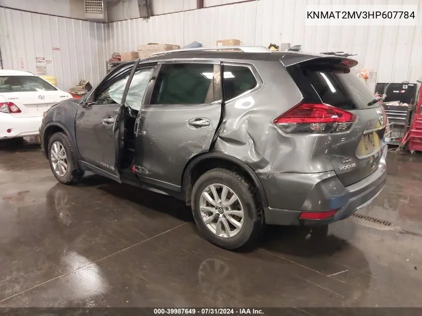 2017 Nissan Rogue Sv VIN: KNMAT2MV3HP607784 Lot: 39987649