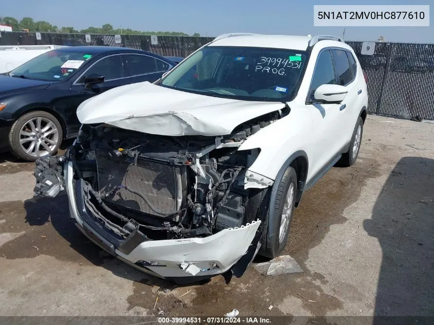 5N1AT2MV0HC877610 2017 Nissan Rogue Sv/Sl