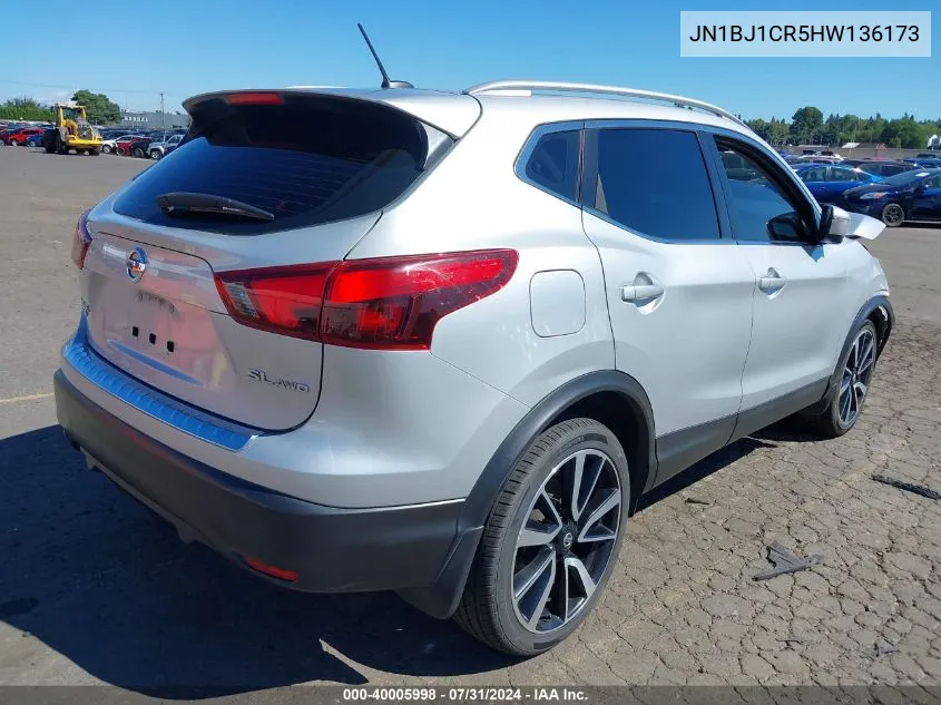 2017 Nissan Rogue Sport Sl VIN: JN1BJ1CR5HW136173 Lot: 40005998