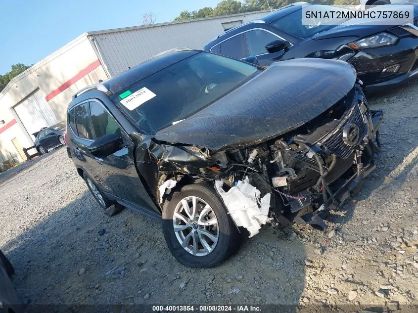 5N1AT2MN0HC757869 2017 Nissan Rogue Sv