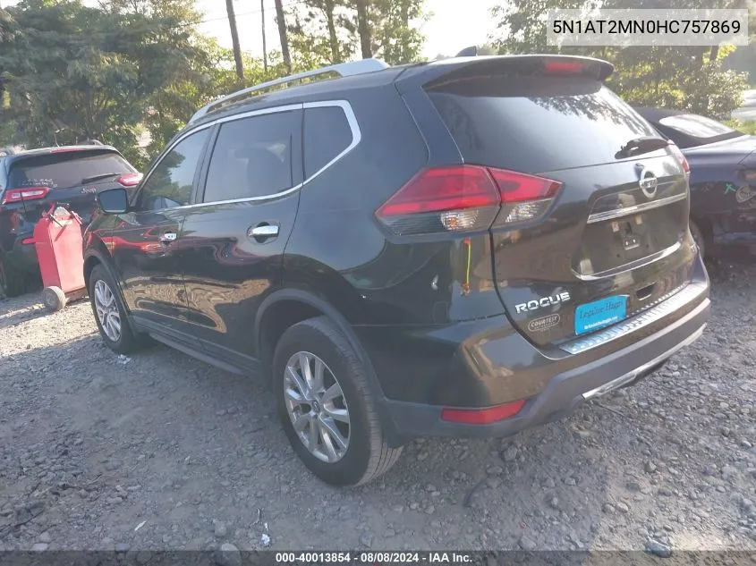 5N1AT2MN0HC757869 2017 Nissan Rogue Sv