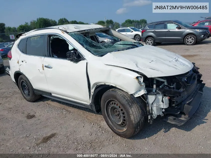 JN8AT2MV9HW006485 2017 Nissan Rogue S