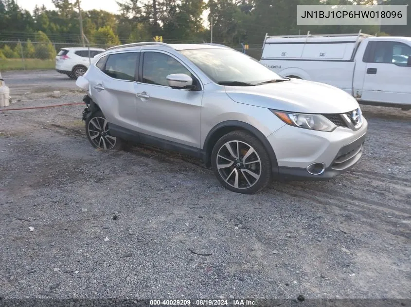 2017 Nissan Rogue Sport Sl VIN: JN1BJ1CP6HW018096 Lot: 40029209