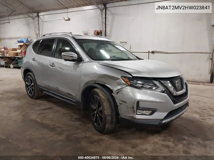 JN8AT2MV2HW023841 2017 Nissan Rogue Sl