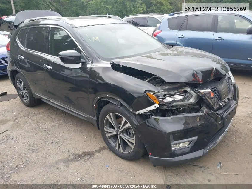 2017 Nissan Rogue Sl VIN: 5N1AT2MT2HC856269 Lot: 40049709