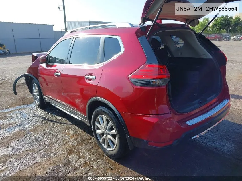 JN8AT2MT2HW388664 2017 Nissan Rogue S/Sl/Sv