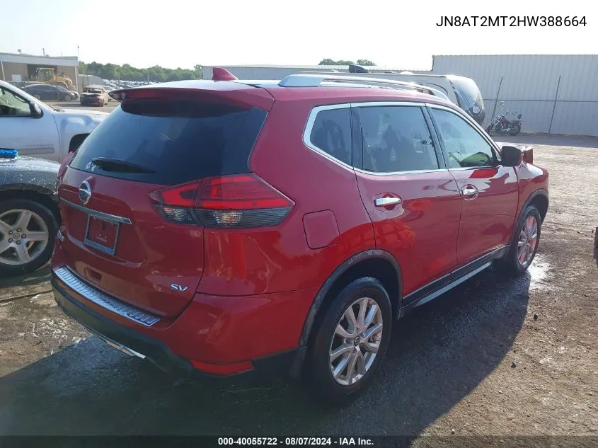 JN8AT2MT2HW388664 2017 Nissan Rogue S/Sl/Sv