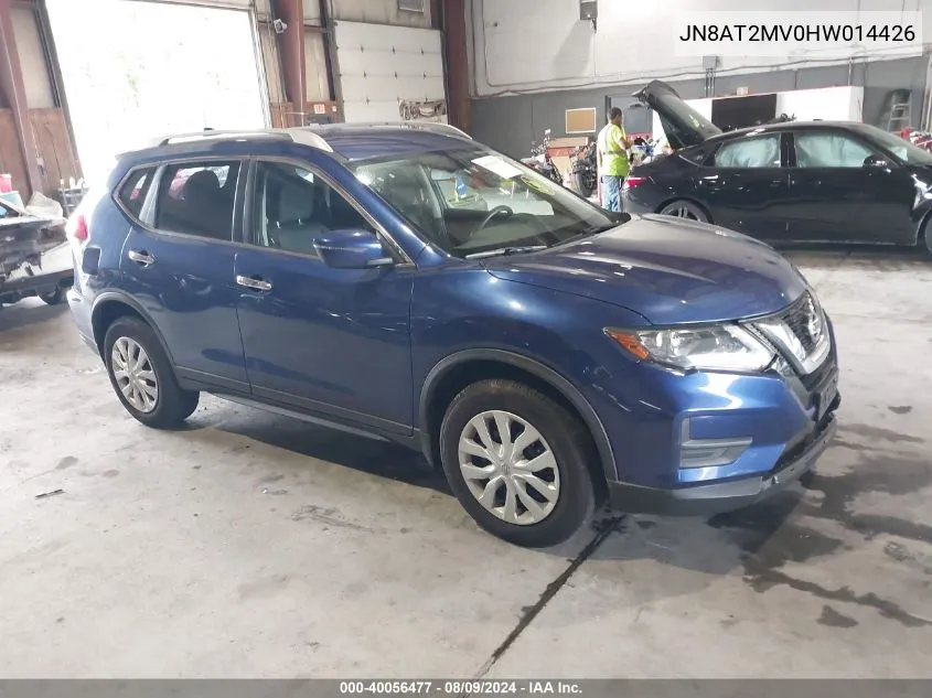 2017 Nissan Rogue S VIN: JN8AT2MV0HW014426 Lot: 40056477