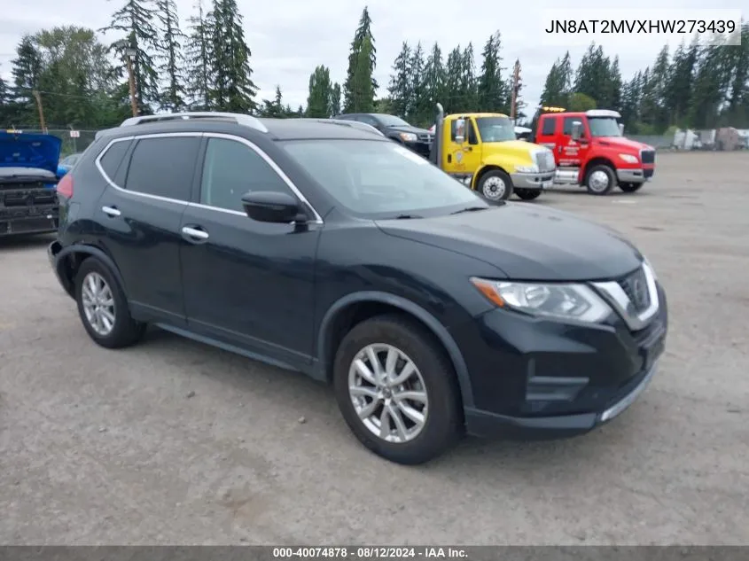 JN8AT2MVXHW273439 2017 Nissan Rogue Sv